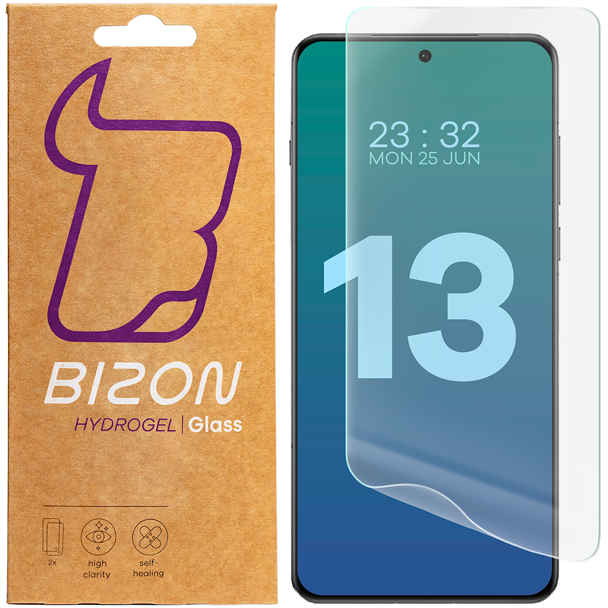 Folia hydrożelowa na ekran Bizon Film Hydrogel Front Duo do OnePlus 13, 2 sztuki